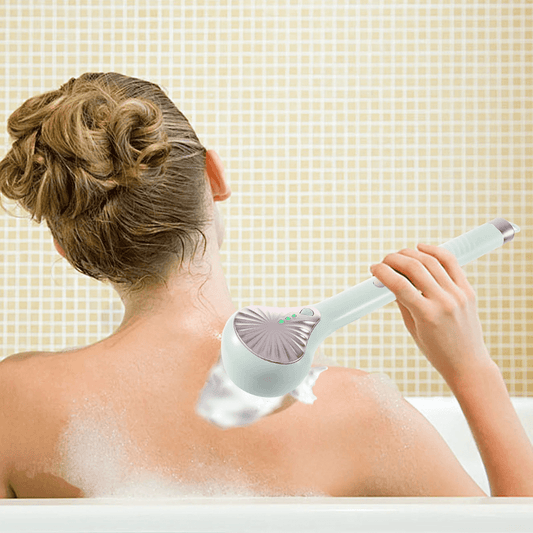 BackViva Brush V2- 6 in 1 Eincremehilfe & Bade/Duschbürste für den Rücken