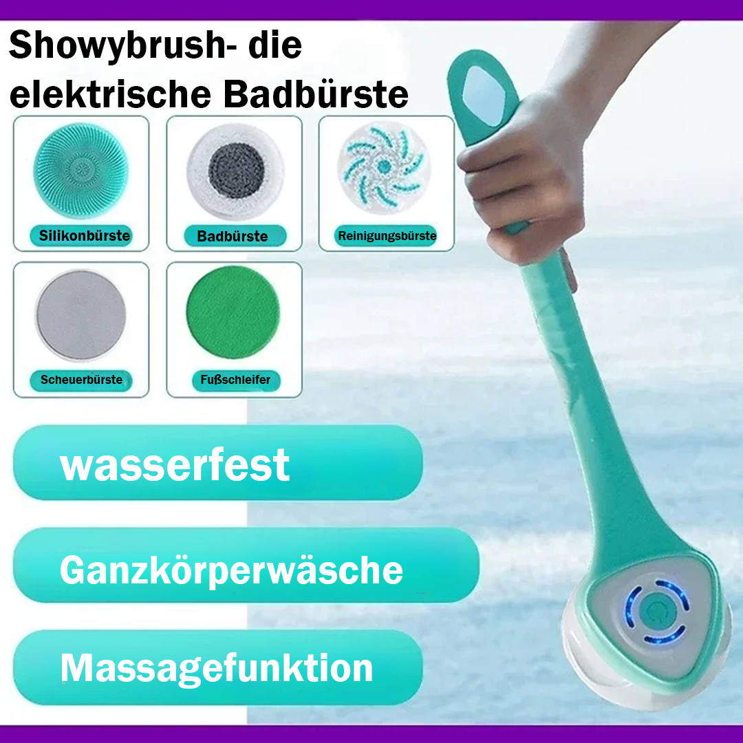 Showybrush- Automatisch rotierende Massage-Duschbürste (wasserdicht)