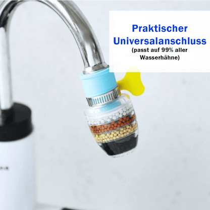 Aquapure- der nützliche Haushaltswasserfilter (bestehend aus sechs Schichten)