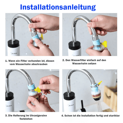Aquapure- der nützliche Haushaltswasserfilter (bestehend aus sechs Schichten)