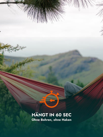 HÄNG Hängematte + Aufhängung